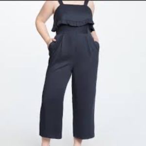 Eloquii navy jumpsuit NWT